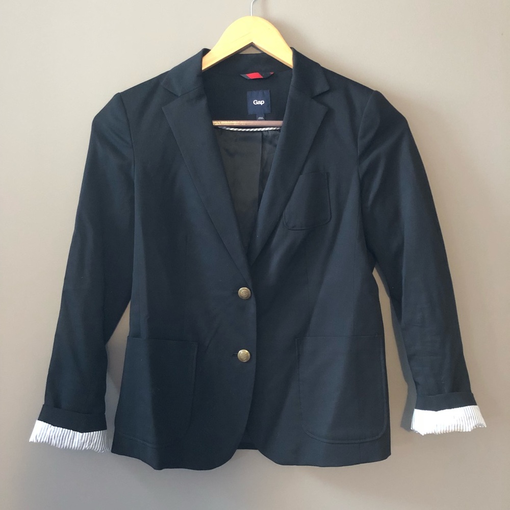 GAP Navy Schoolboy Blazer